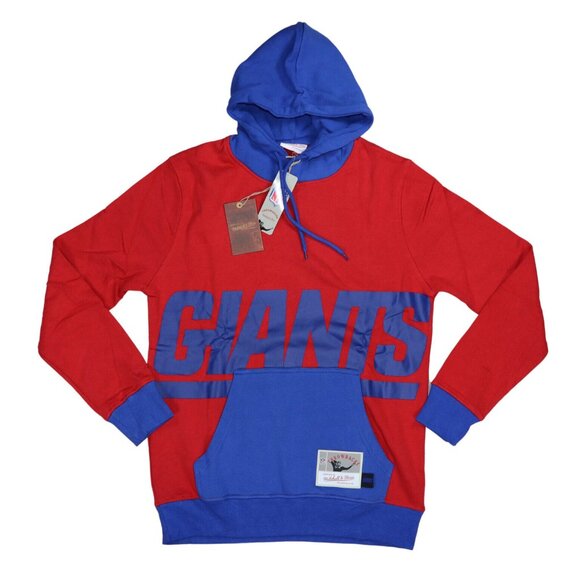 Mitchell & Ness Other - Mitchell & Ness New York Giants NFL Throwbacks Hoodie Men's Sweatshirt NWT